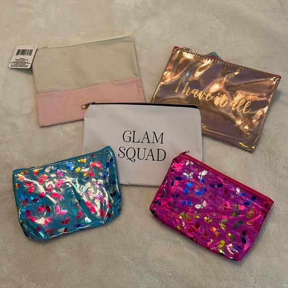 Handbags - Set of Five (5) Makeup Bags, NWT, NWOT